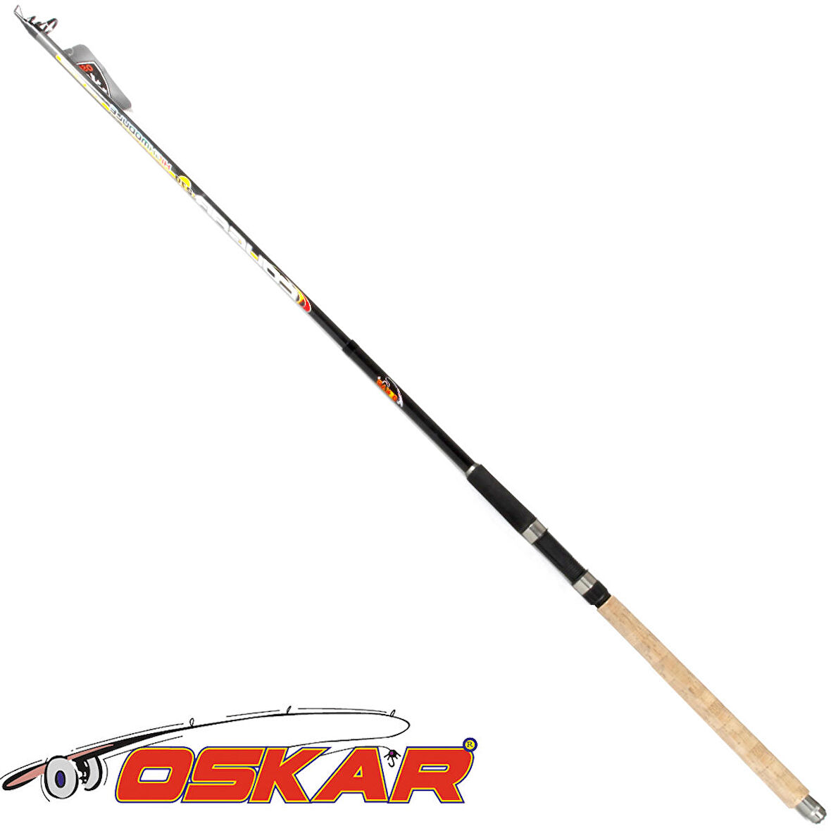 OSKAR COUGAR TELESKOPİK KAMIŞ 360CM 250GR AKSİYONLU