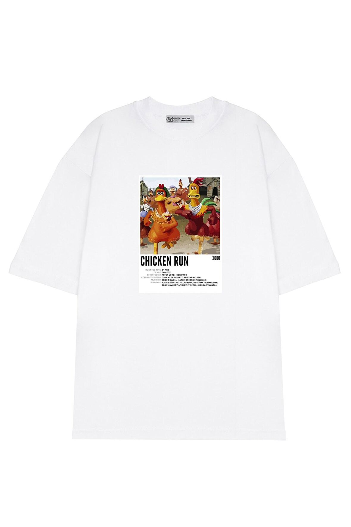 Unisex Oversize T-shirt Chicken Run- Dawn of the Nugget-