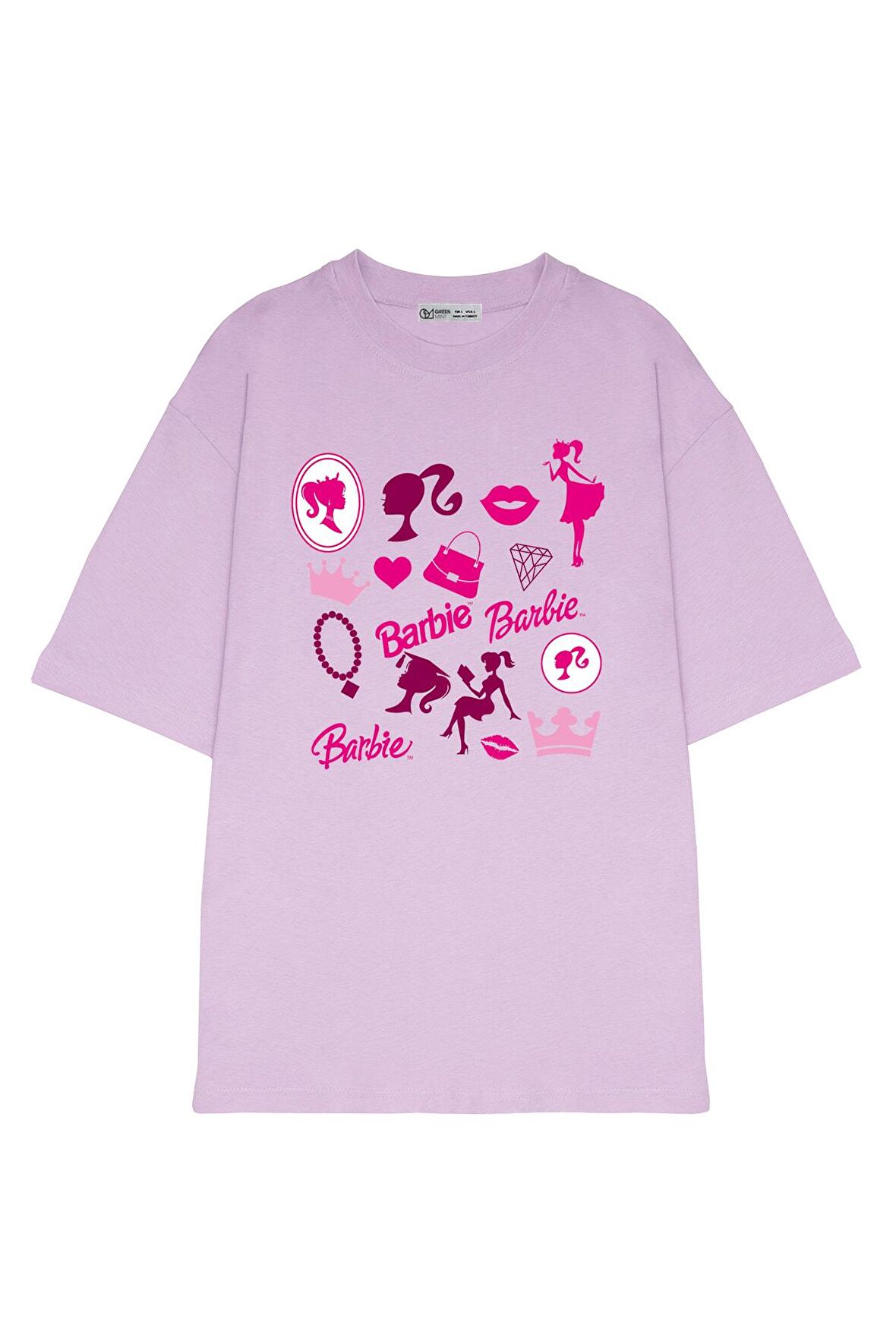 Unisex Oversize T-shirt Barbie Cartoon