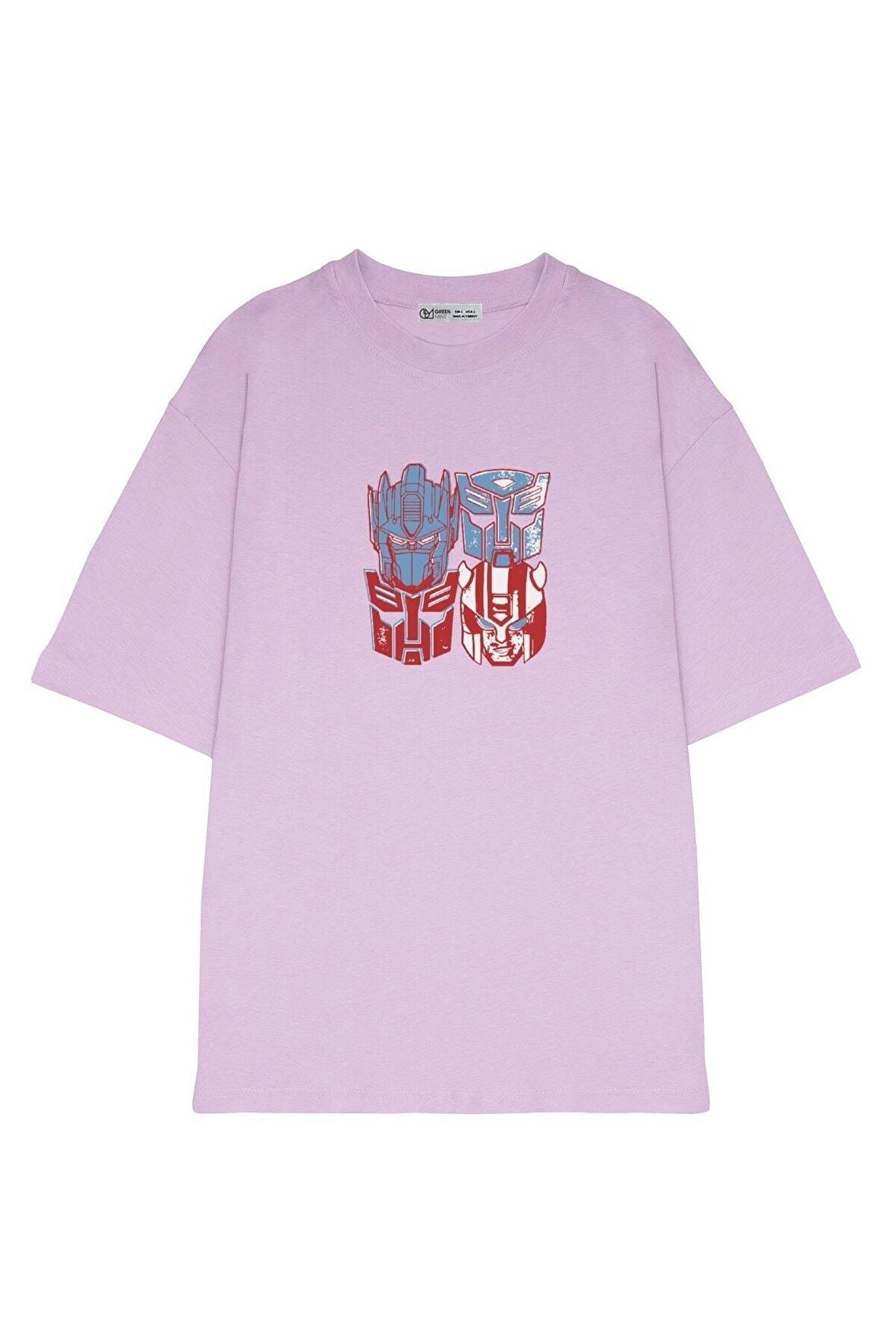 Unisex Oversize T-shirt Transformers Mask