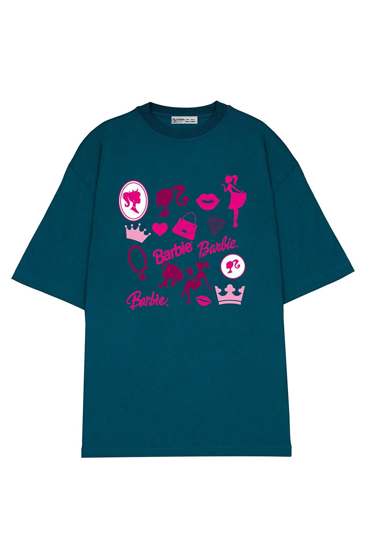 Unisex Oversize T-shirt Barbie Cartoon