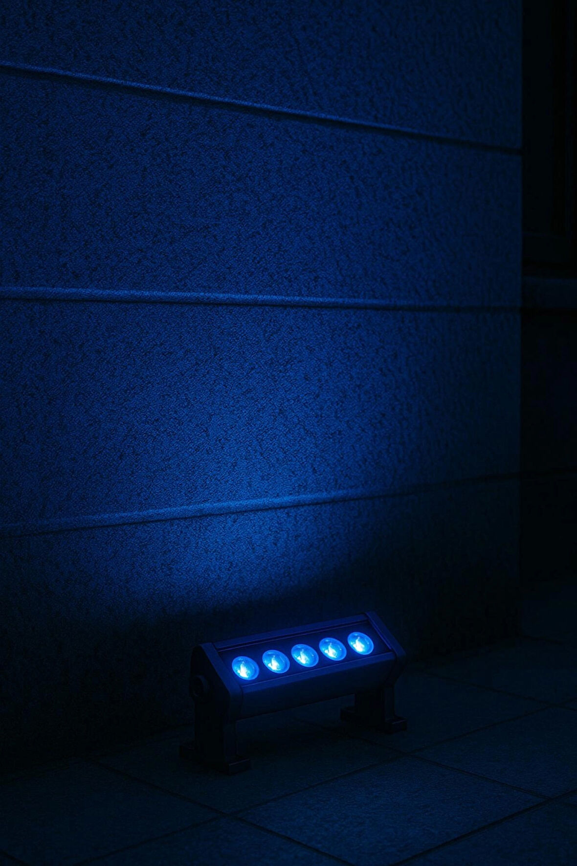 Goeben 6W LED  Wallwasher - Duvar Boyama Armatürü 20 cm -Mavi