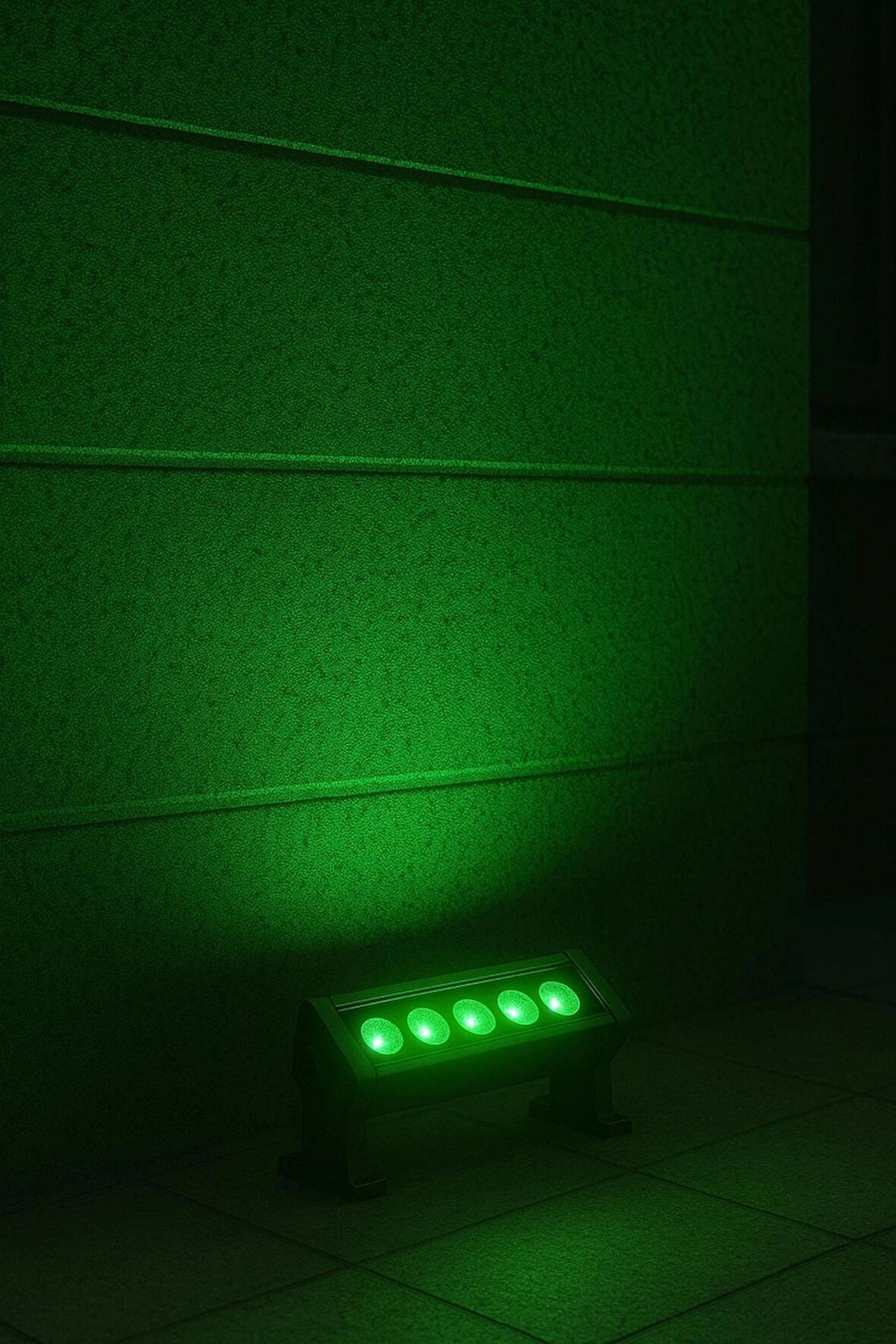 Goeben 6W LED  Wallwasher - Duvar Boyama Armatürü 20 cm - Yeşil