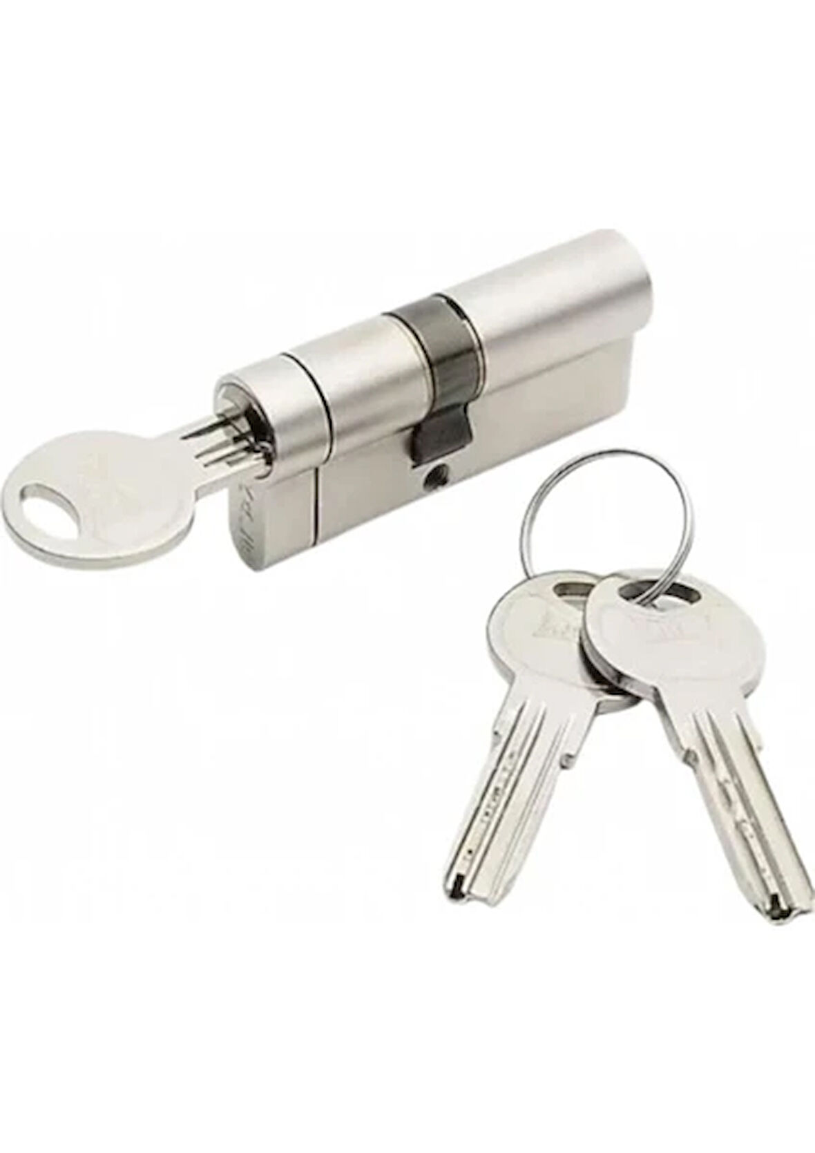 Kale Kilit 164 Ktb G Tuzaklı Barel Kilit Göbeği 68 mm Nikel