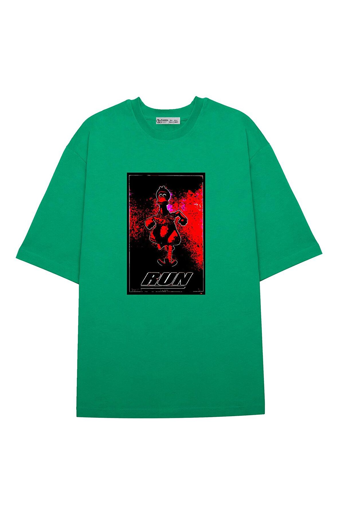 Unisex Oversize T-shirt Chicken Run- Dawn of the Nugget