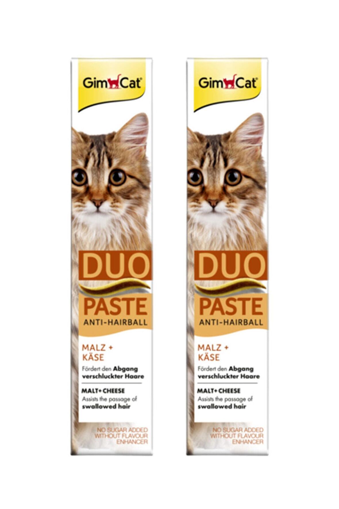 Gimcat Anti Hairball Malt Cheese Duo Paste Peynirli Kedi Macunu 50 Gr x 2 ADET = 100 Gr
