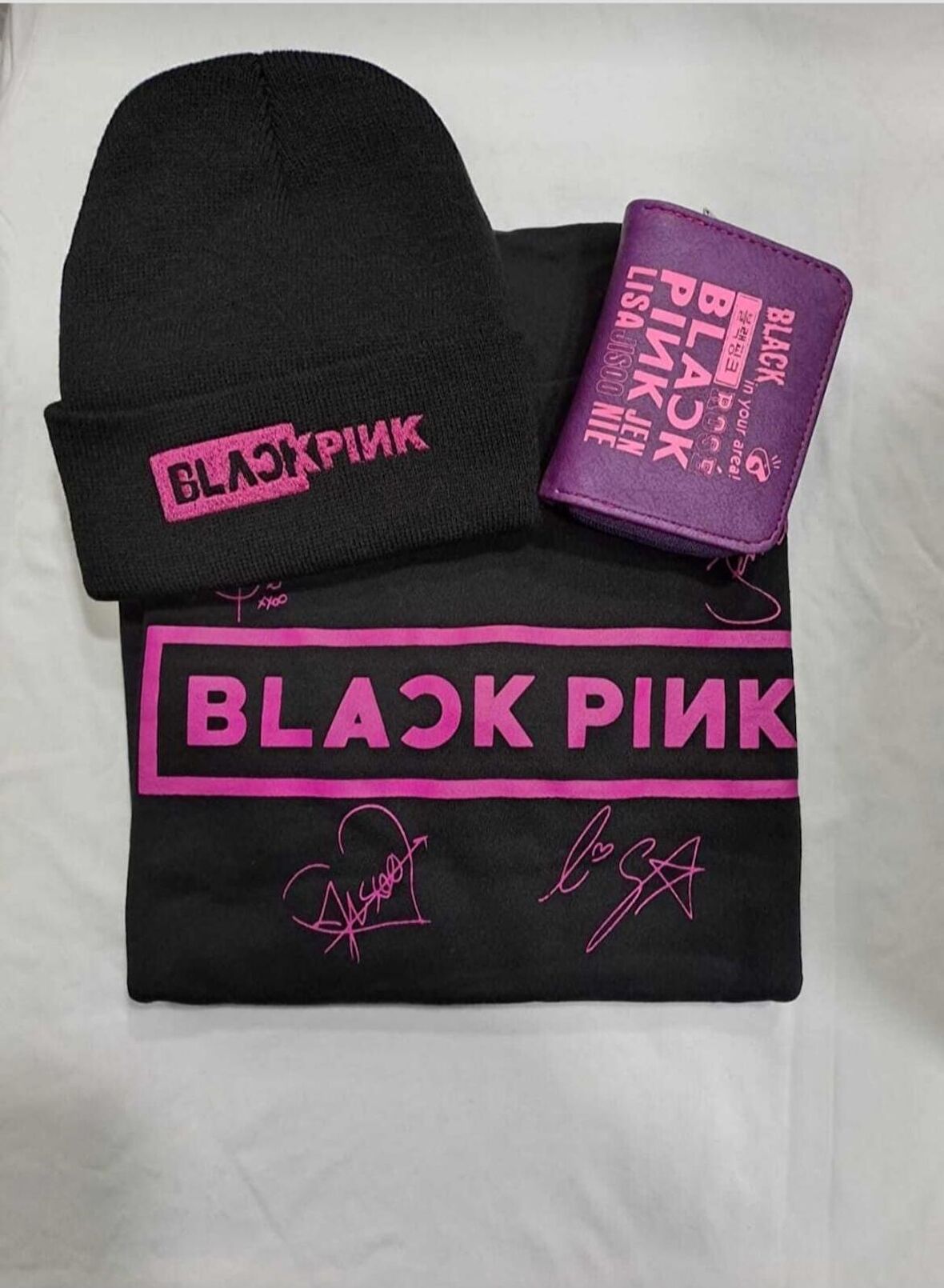 Blackpink Unisex Sweatshirt Bere Cüzdan 3 Lü Kombin