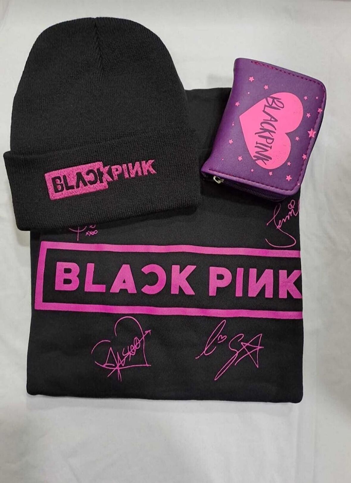 Blackpink Unisex Sweatshirt Bere Cüzdan 3 Lü Kombin