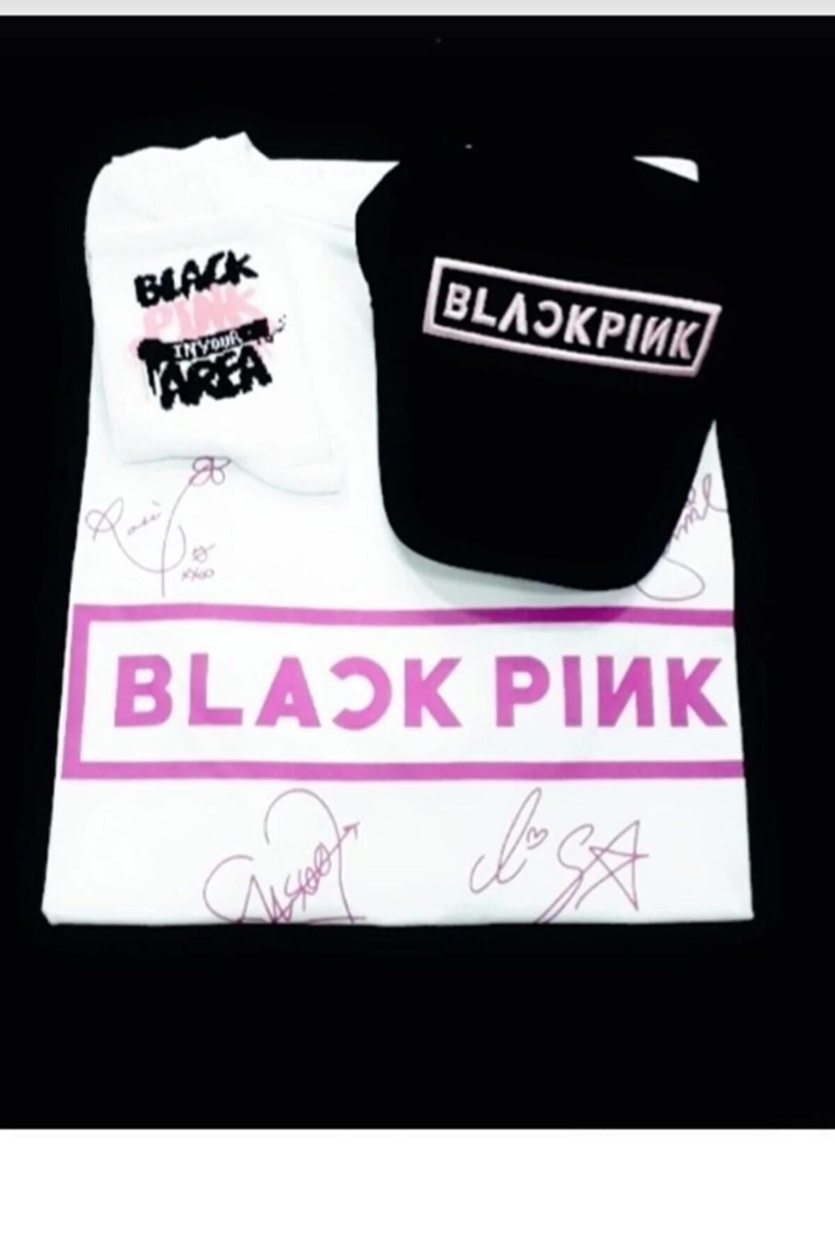 Blackpink Unisex T-shirt Şapka Çorap 3 Lü Kombin