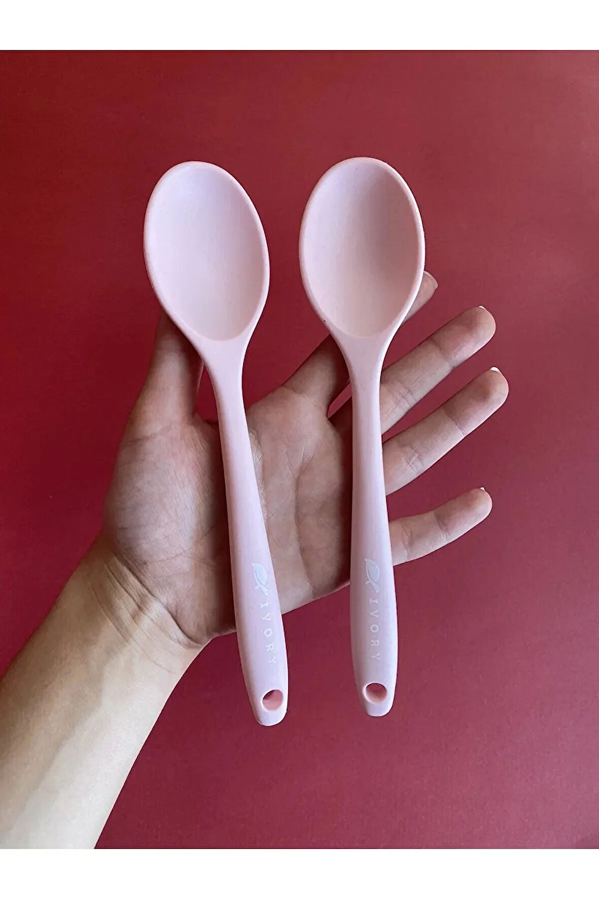 silikon 2'li kaşık seti (20 cm)