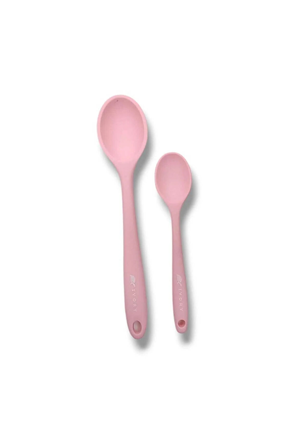 2'li silikon kaşık seti (20 - 27,5 cm) PEMBE