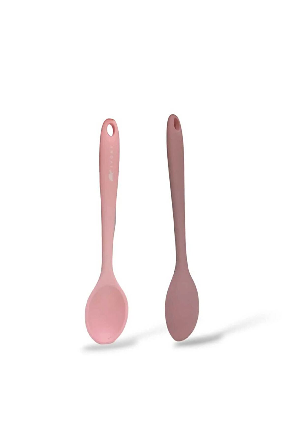 İvory silikon yemek kaşığı PEMBE (27,5 cm) 1 ADET