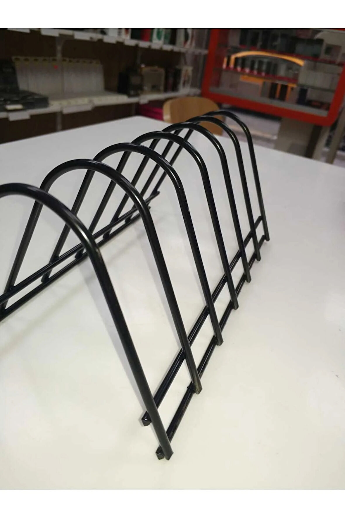 6 bölmeli siyah tabak organi