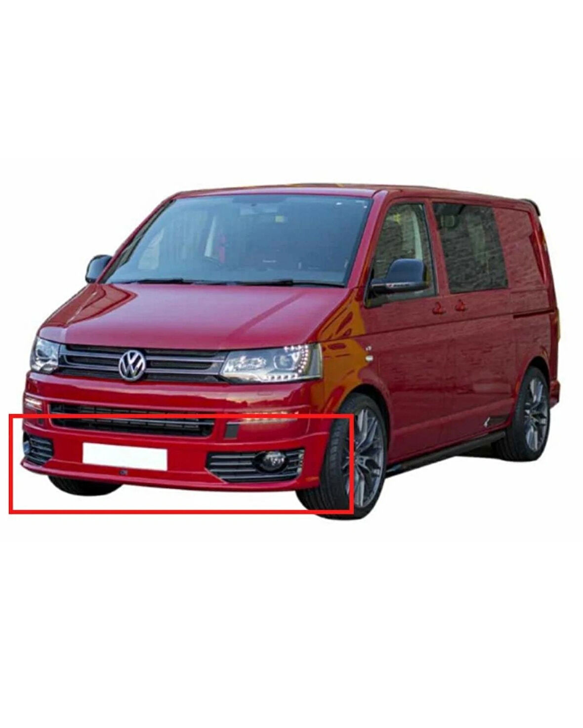 TRANSPORTER T6 2011-2014 ÖN TAMPON EKİ (( BOYASIZ ))