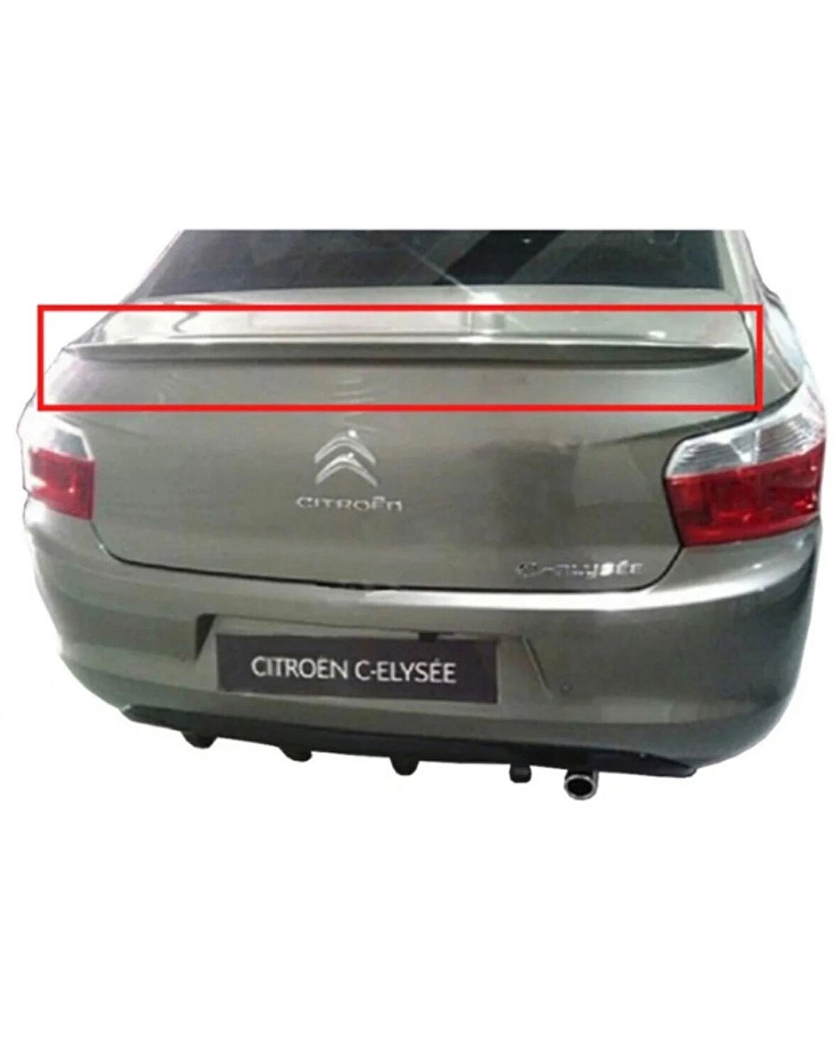 CİTROEN C-ELYSEE FİBER KALIN SPOİLER (( BEYAZ BOYALI ))