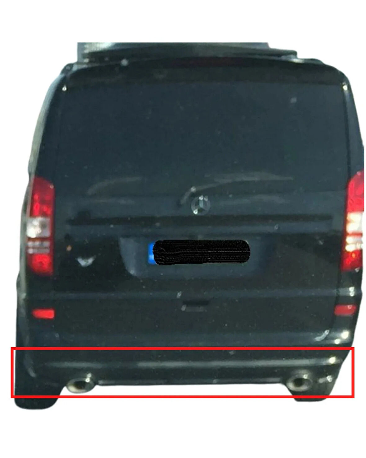 VIANO 2010-2014 ARKA TAMPON EKİ (( BOYASIZ )) (( EGZOZLAR HARİÇ ))