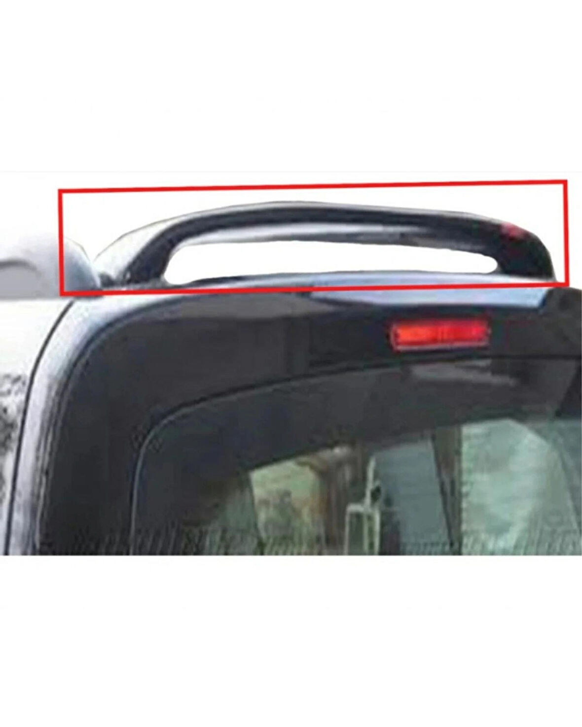 Berlingo 2007-2012 Işıklı Tavan Spoileri BEYAZ Boyalı