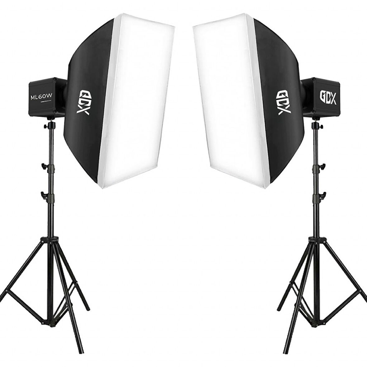 Gdx ML60 Bicolor 60x90 SoftBox Video ve Ürün Çekim İkili Işık Seti
