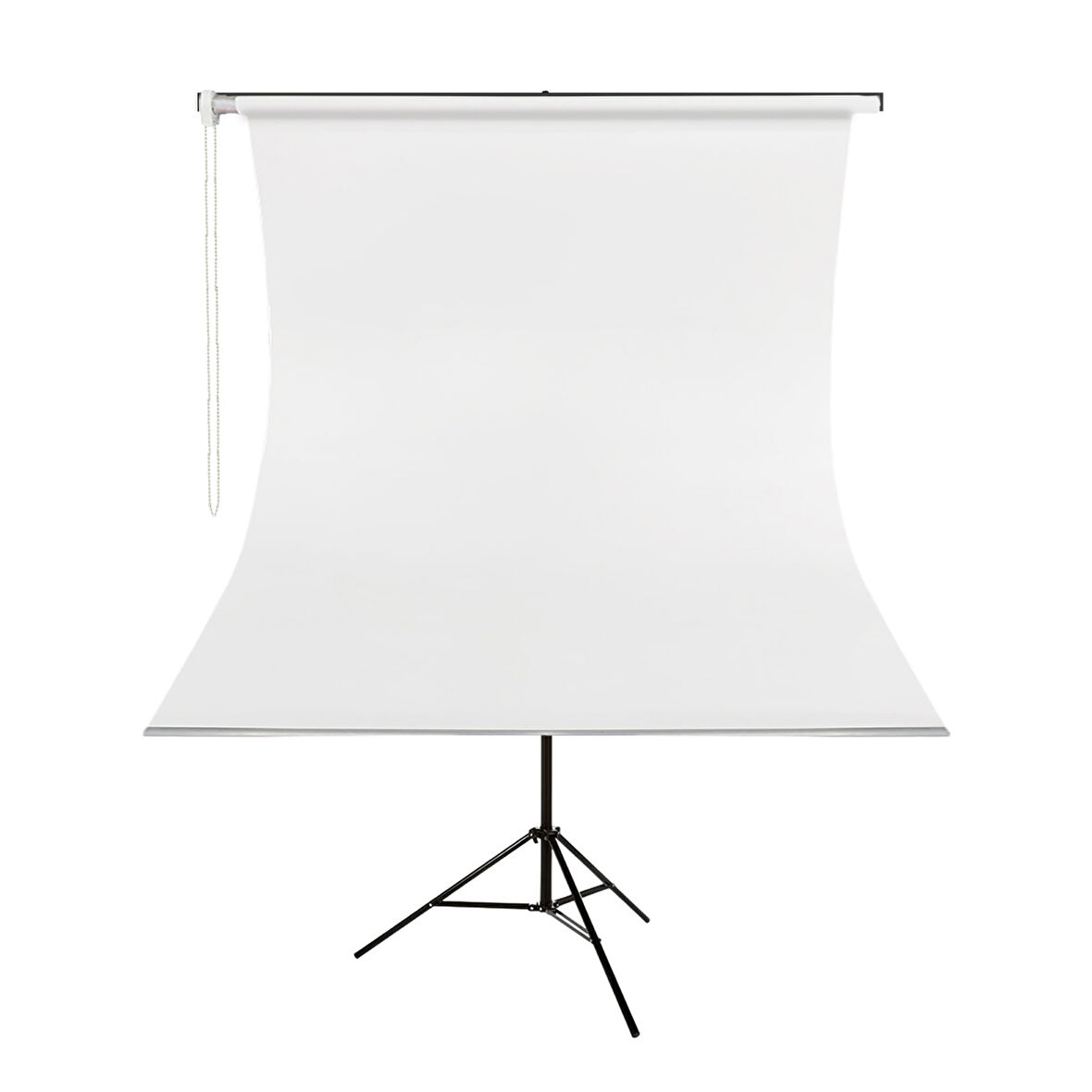 GDX Kumaş - Seyyar Vesikalık Beyaz Renk Fon Perde 135x200 cm