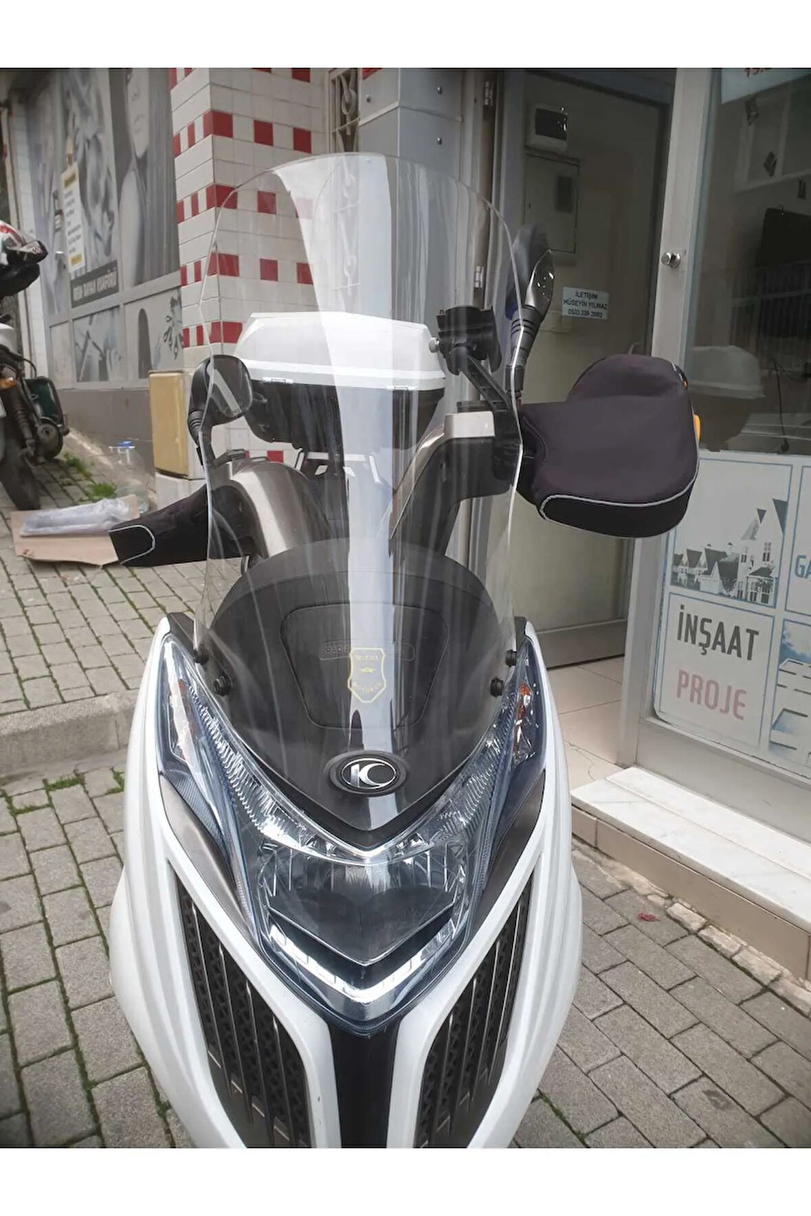 Kymco G Dink 150 250i Siperlik Ön Cam 2013 Model 66cm Şeffaf Renkli 4mm