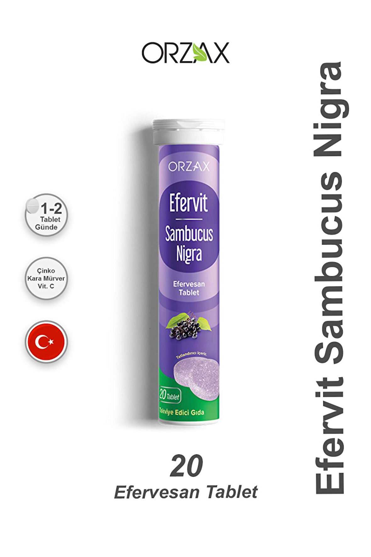 Ocean Efervit Sambucus Nigra Efervesan 20 Tablet