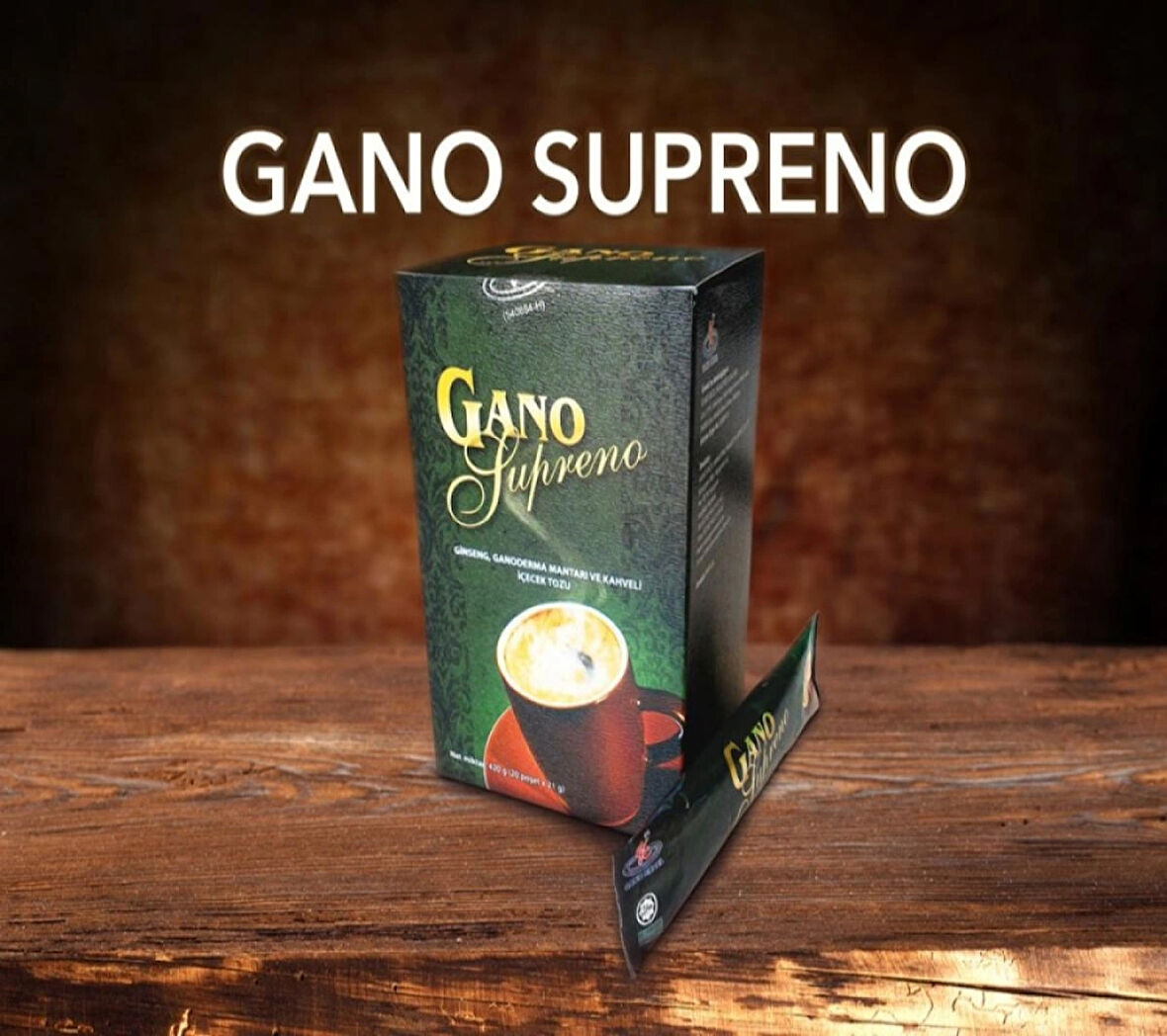 Gano Supreno Ginseng, Ganoderma Mantarı Ve Kahveli Içecek