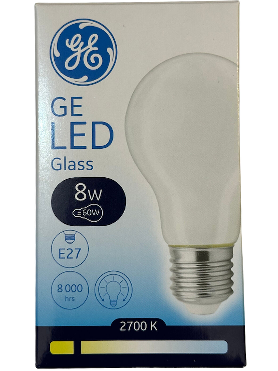 General Electric 8W 2700K (Sarı Işık) E27 Duylu Led Cam Ampul