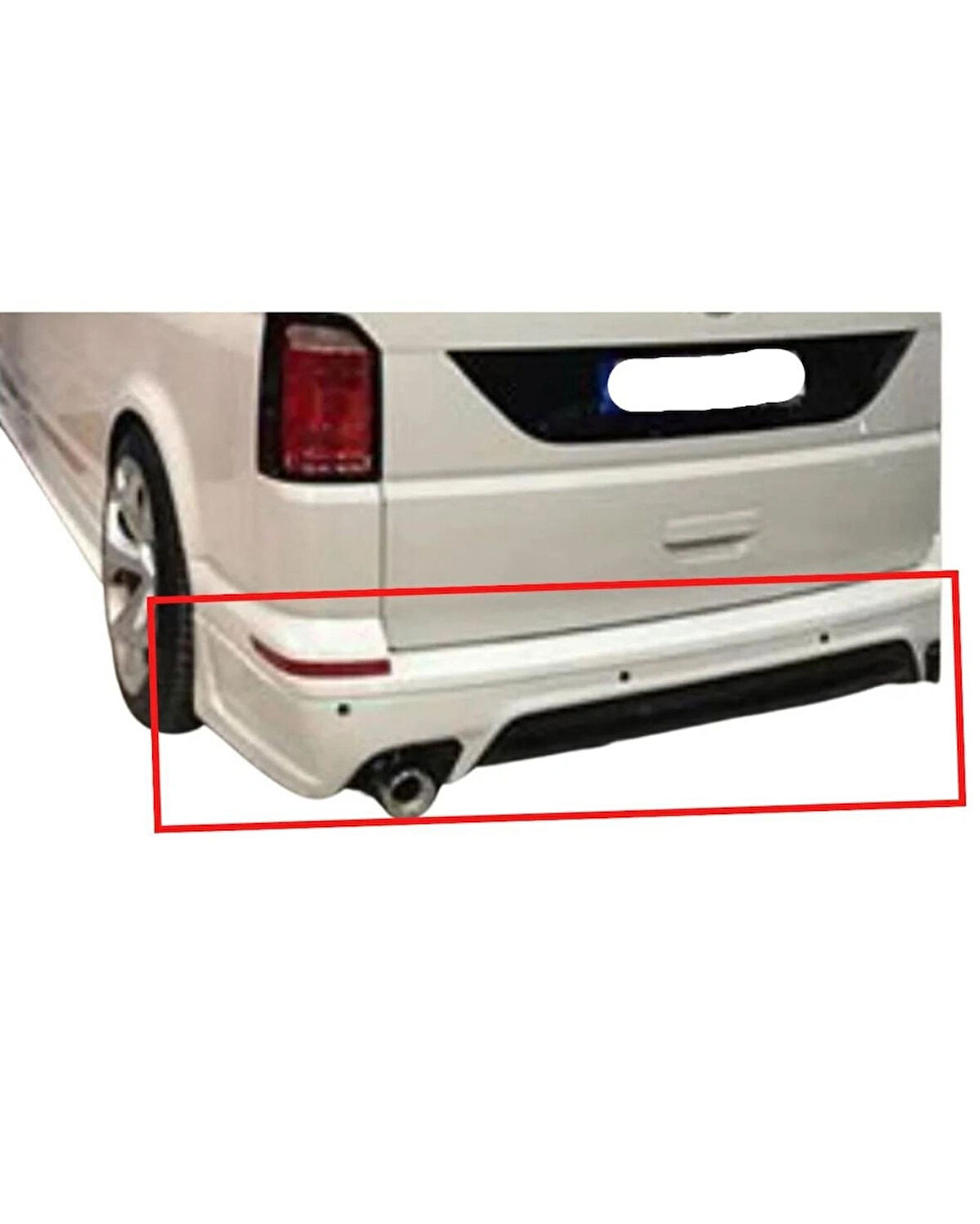 TRANSPORTER 2015-2024 ÖZEL MODEL ARKA EK (( BOYASIZ ))