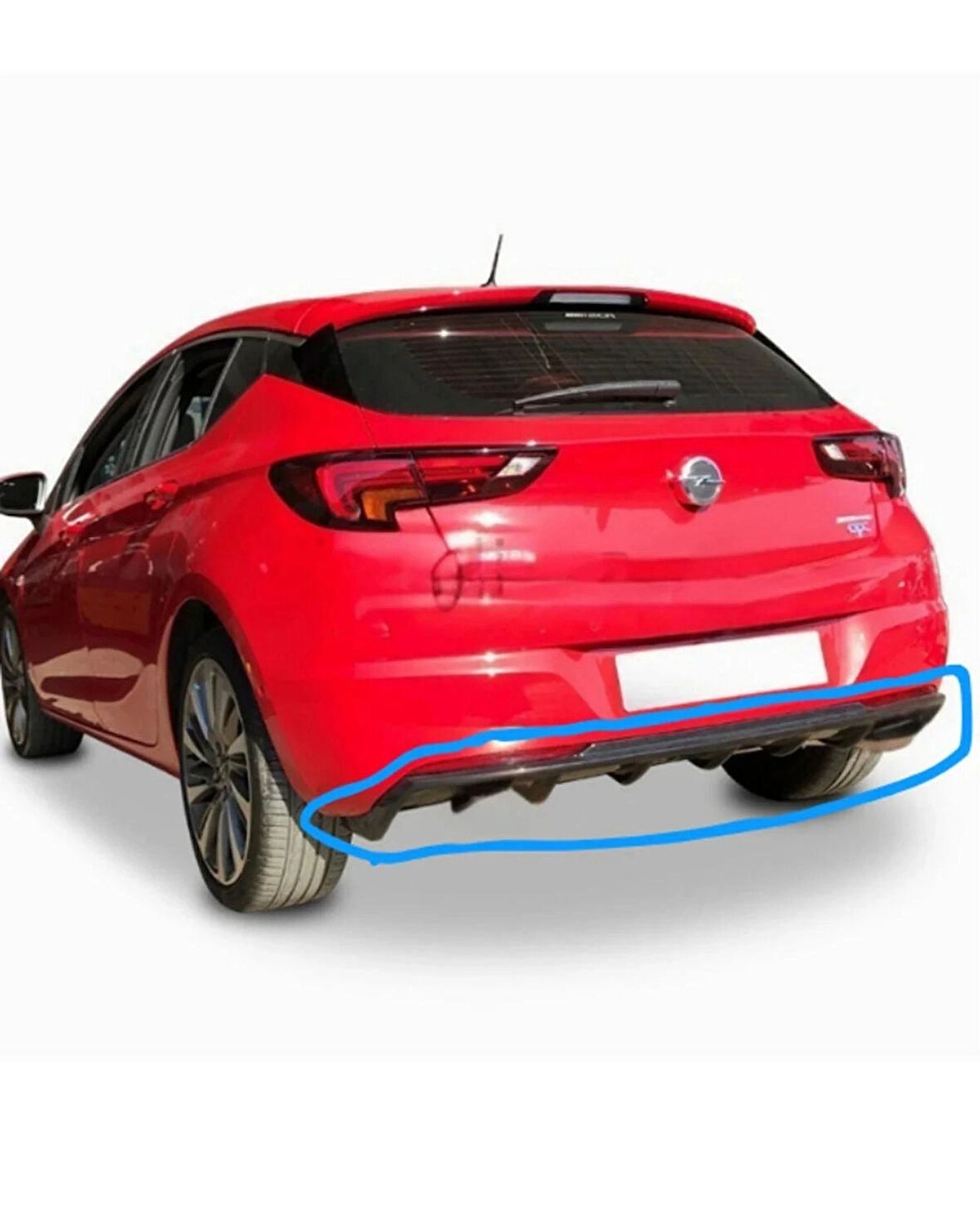 Opel Astra K Rieger Difüzör (Plastik) (( PARLAK SİYAH ))