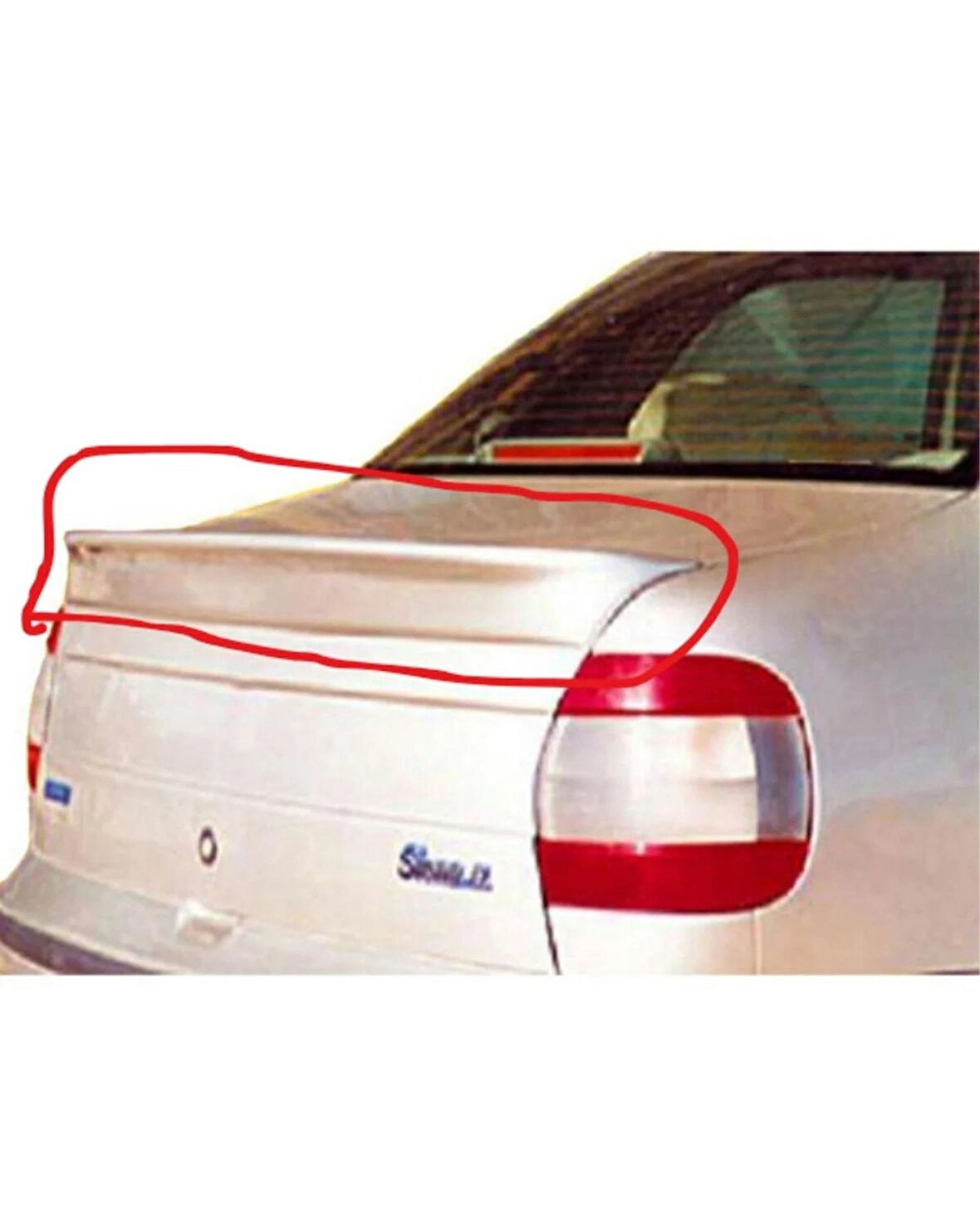 FIAT SIENA ANATOMİK SPOİLER (( BEYAZ BOYALI )) (( DİĞER RENKLER İÇİN MESAJ ATINIZ ))