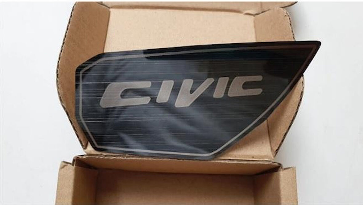 Oled Garaj Honda Civic FC5 İçin Uyumlu Kapı Açma Kolu Kaplama Füme