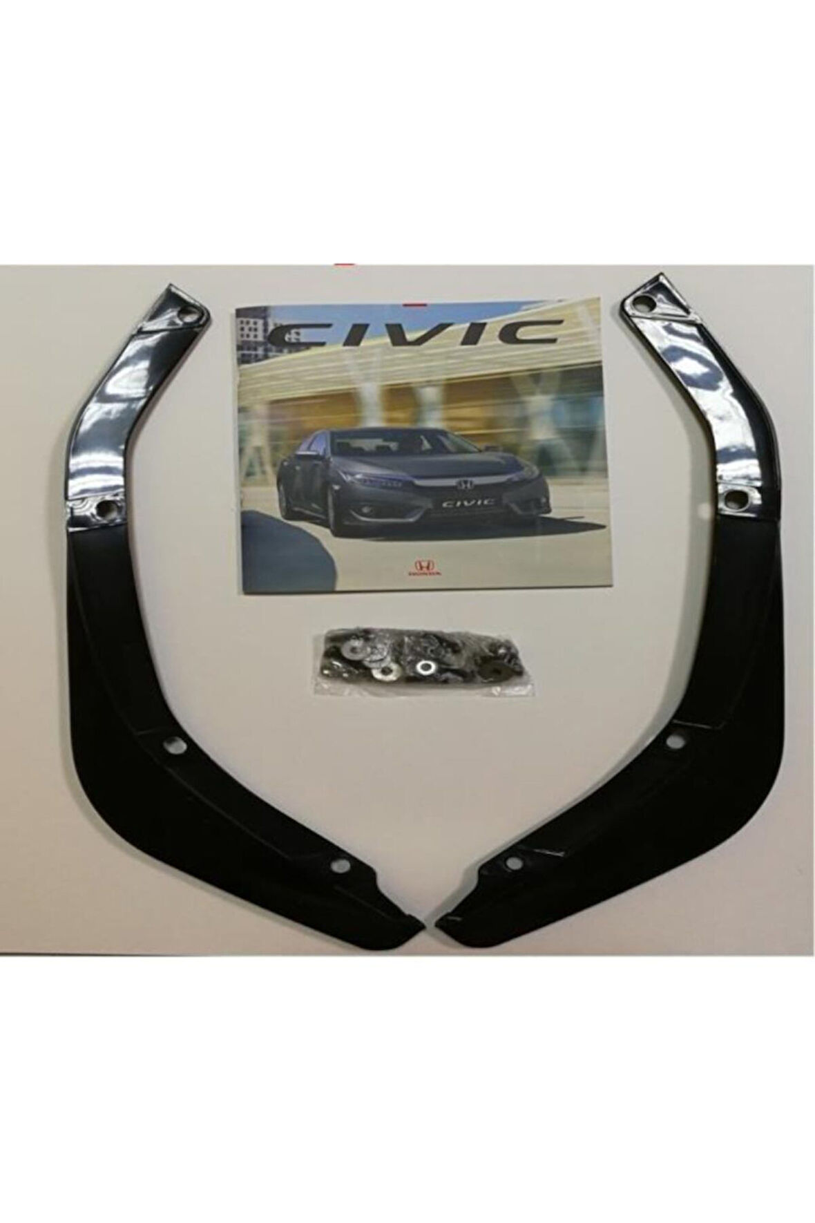 Honda Civic İçin Uyumlu Arka Tampon Flap Takımı İnce Model Fc5