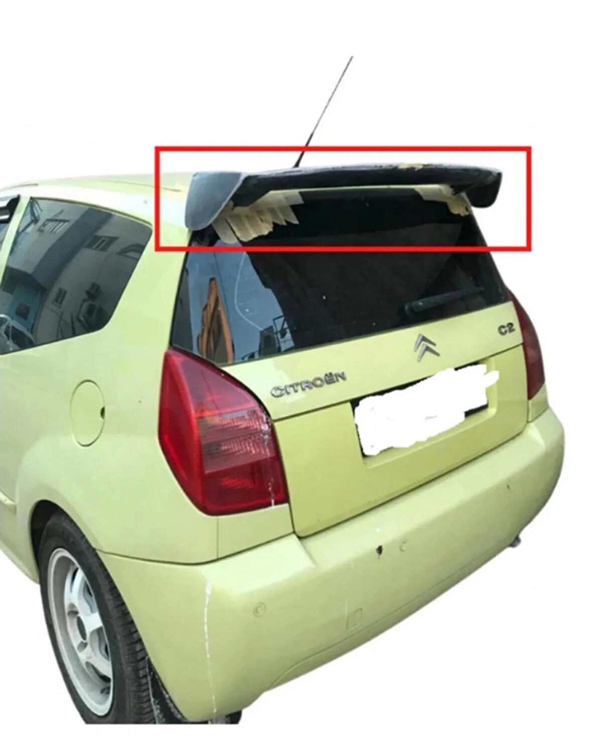 CİTROEN C2 SWİFT MODEL SPOİLER (( BEYAZ BOYALI ))