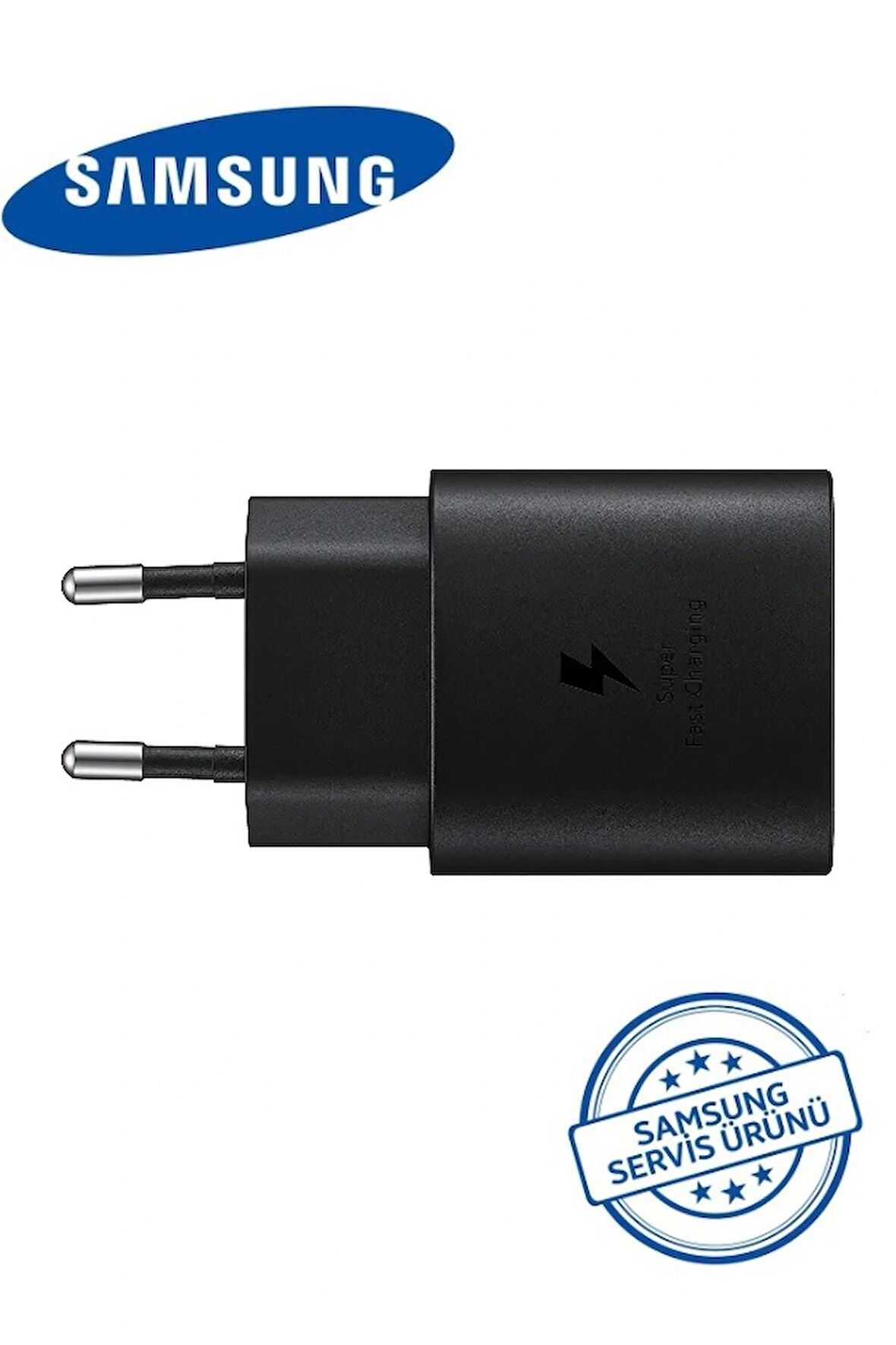 SAMSUNG GALAXY SM-M336 M33 5G SİYAH 25W Type-C Fast Şarj Adaptörü