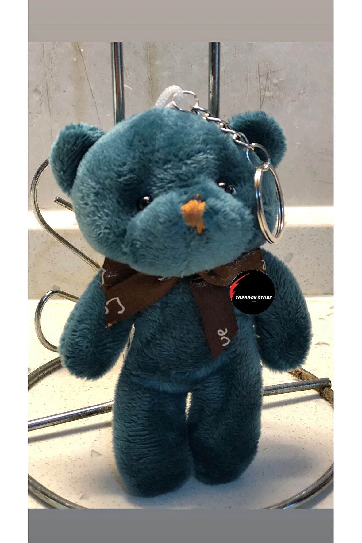 Sevimli Ayıcık Peluş Oyuncak Anahtarlık Uyku Arkadaşı Hediyelik 12 CM