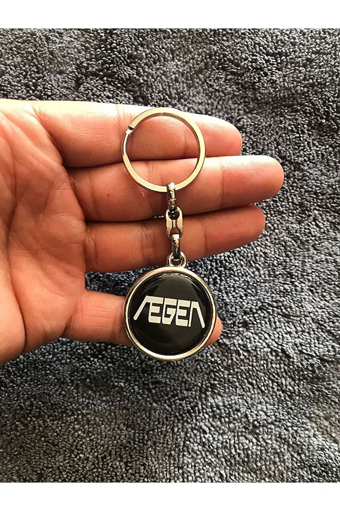 Fiat Egea Yazılı Metal Anahtarlık Çift Yönlü (1 ADET)