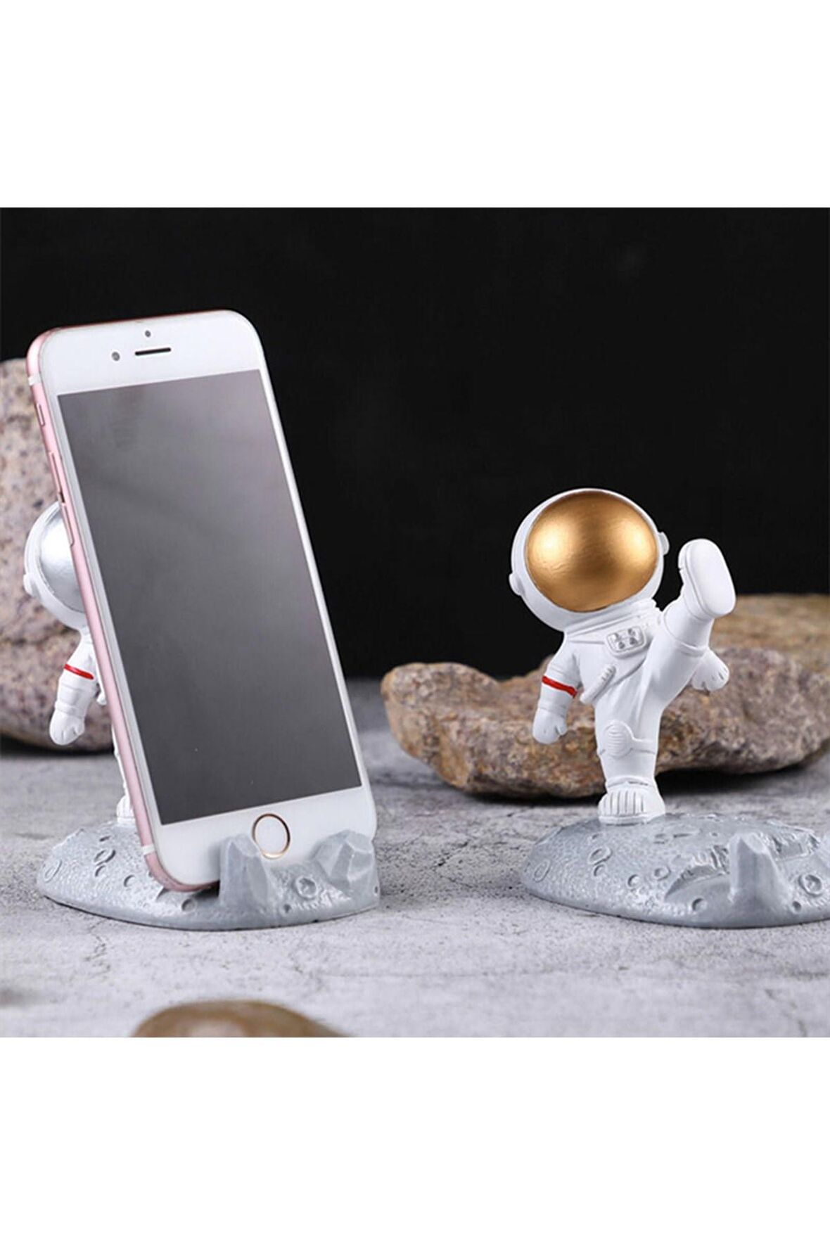 Dekoratif Astronot Telefon Tutacağı