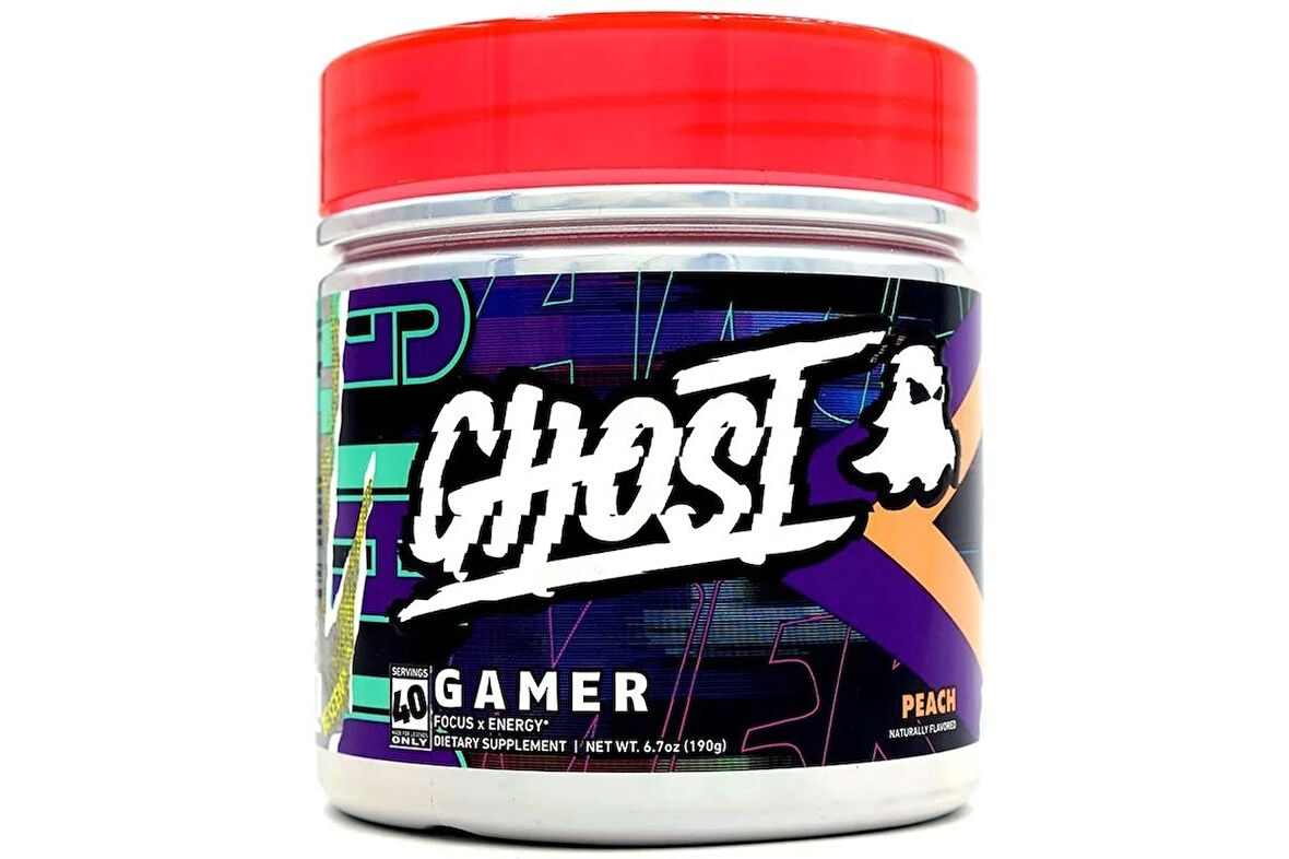 GHOST GAMER Energy and Focus Support Nootropıcs 40 servis (Arginine+Zinc+Tyrosine+Taurine)