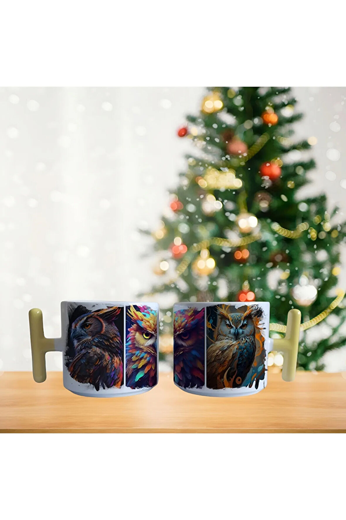 Baykuş Porselen Fincan / Kupa -mug