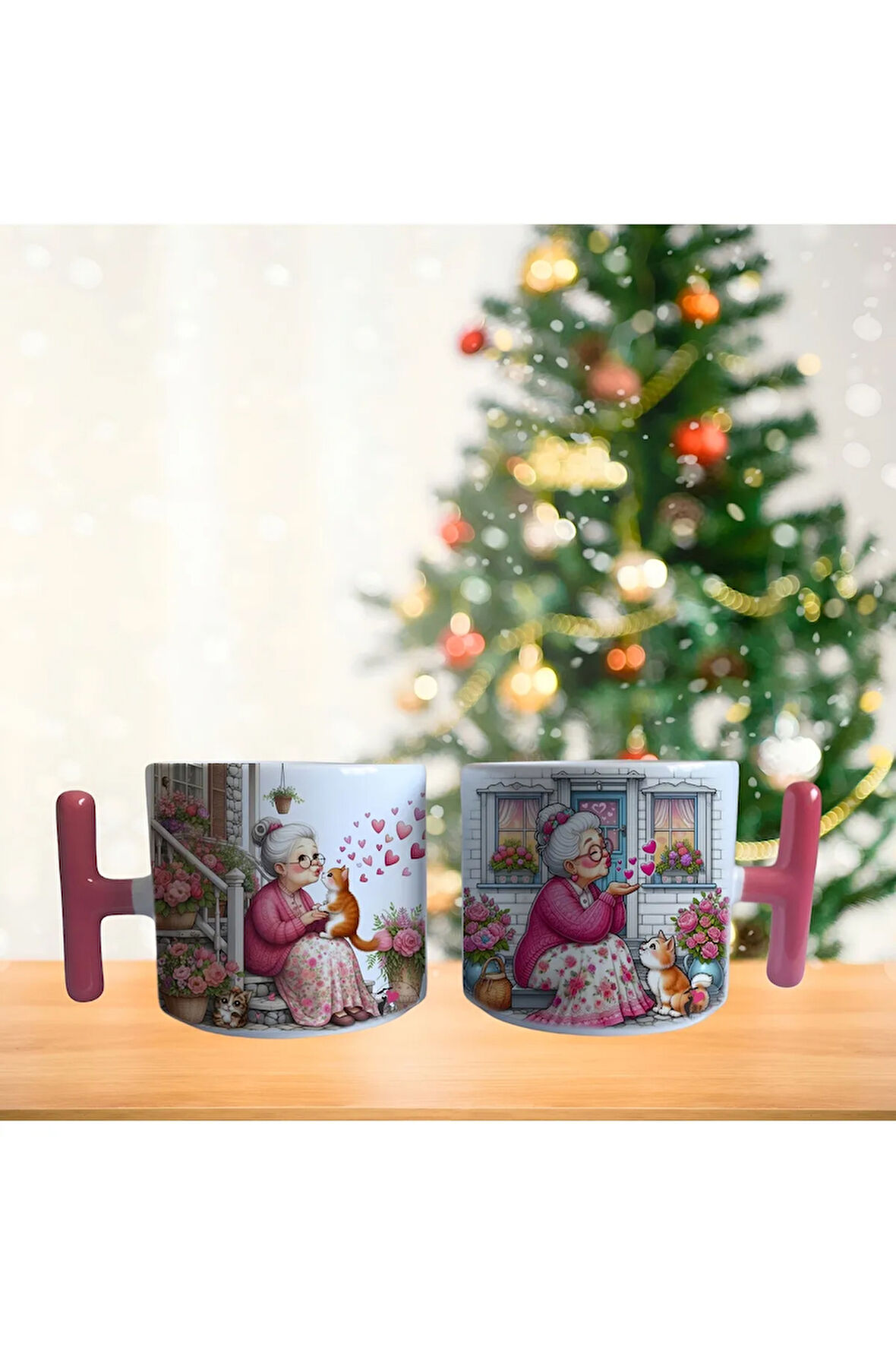 Ninenin kedileri Porselen Fincan / Kupa -mug