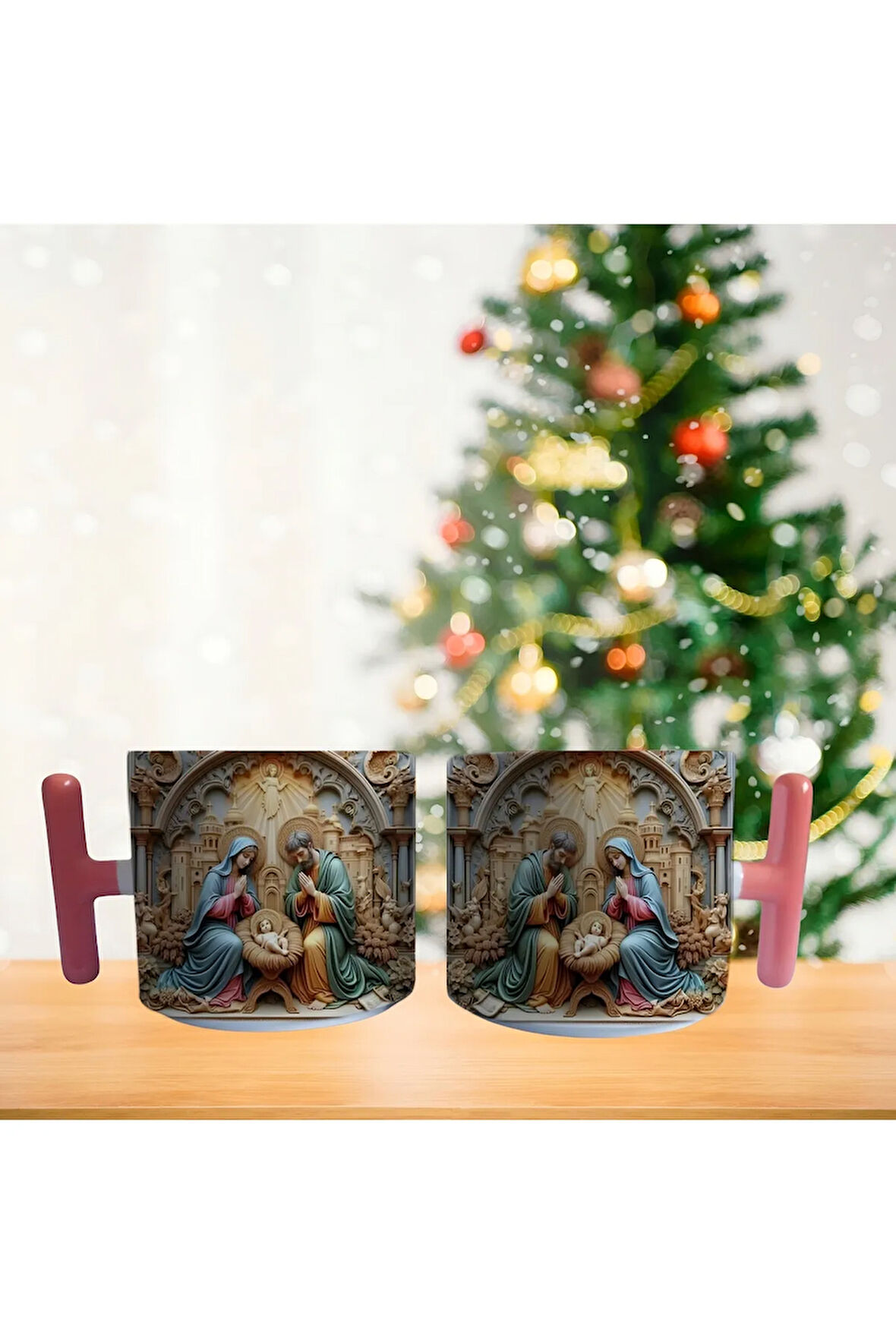 İsa kutsal ruh tasviri Porselen Fincan / Kupa -mug