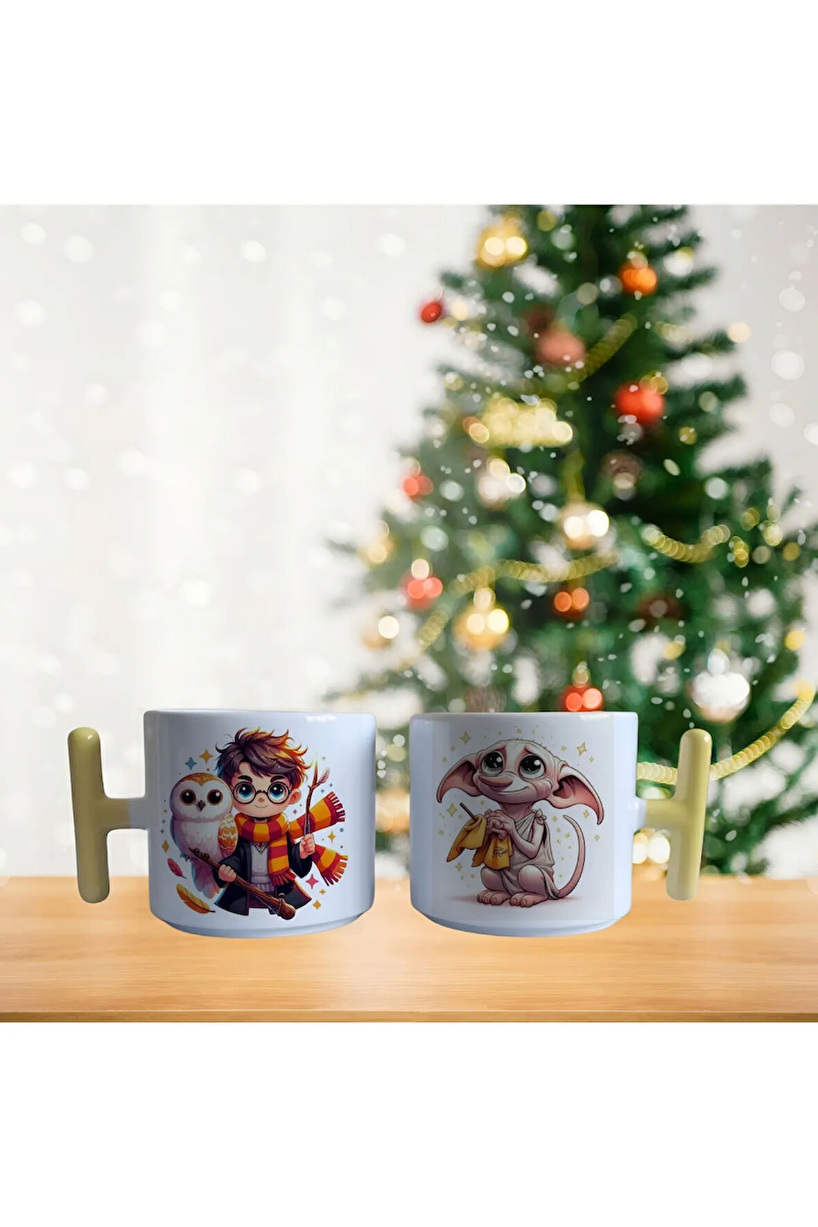 Harry Potter ve Cüce Dobby porselen fincan / kupa -mug