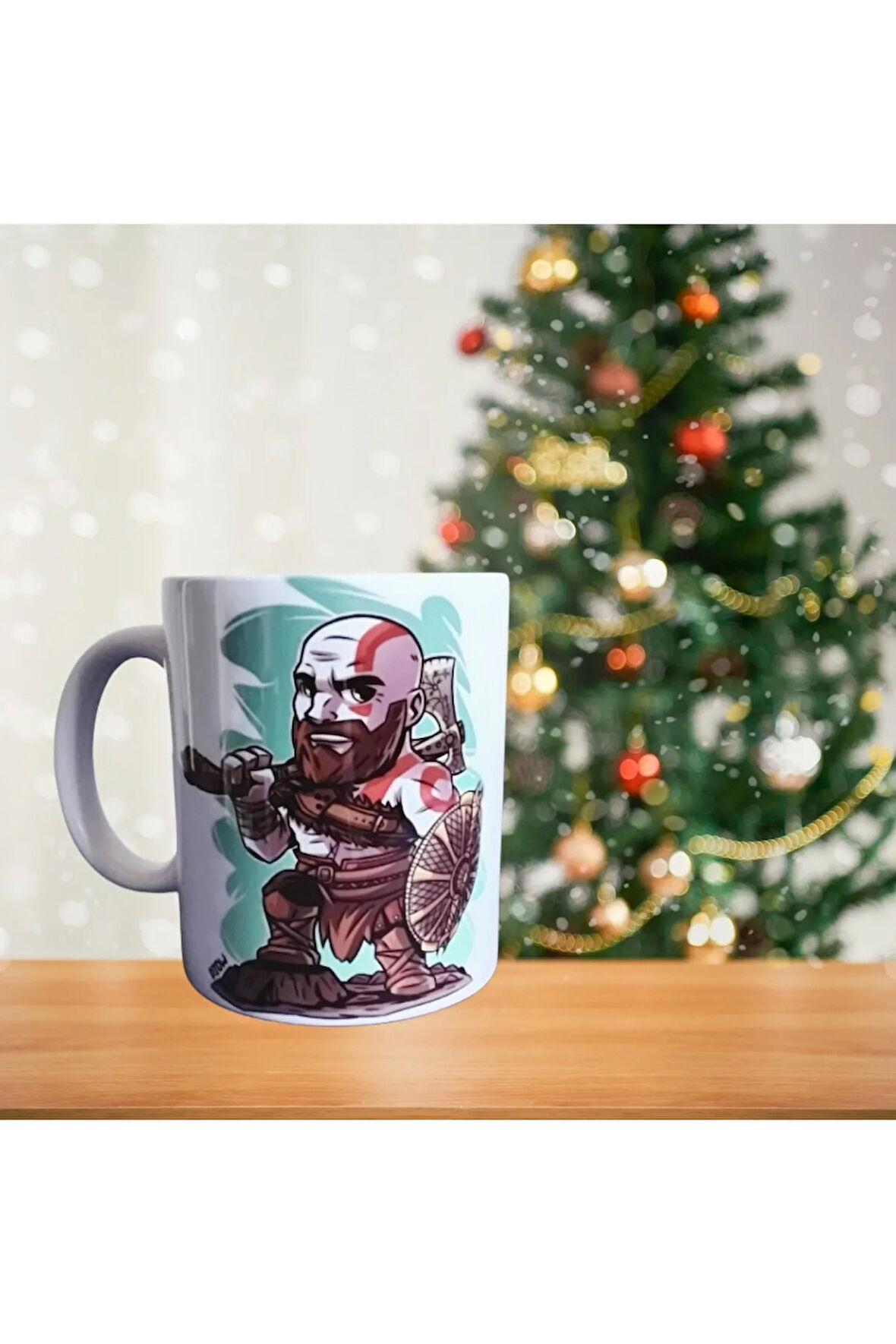 The God Of War Porselen Kupa