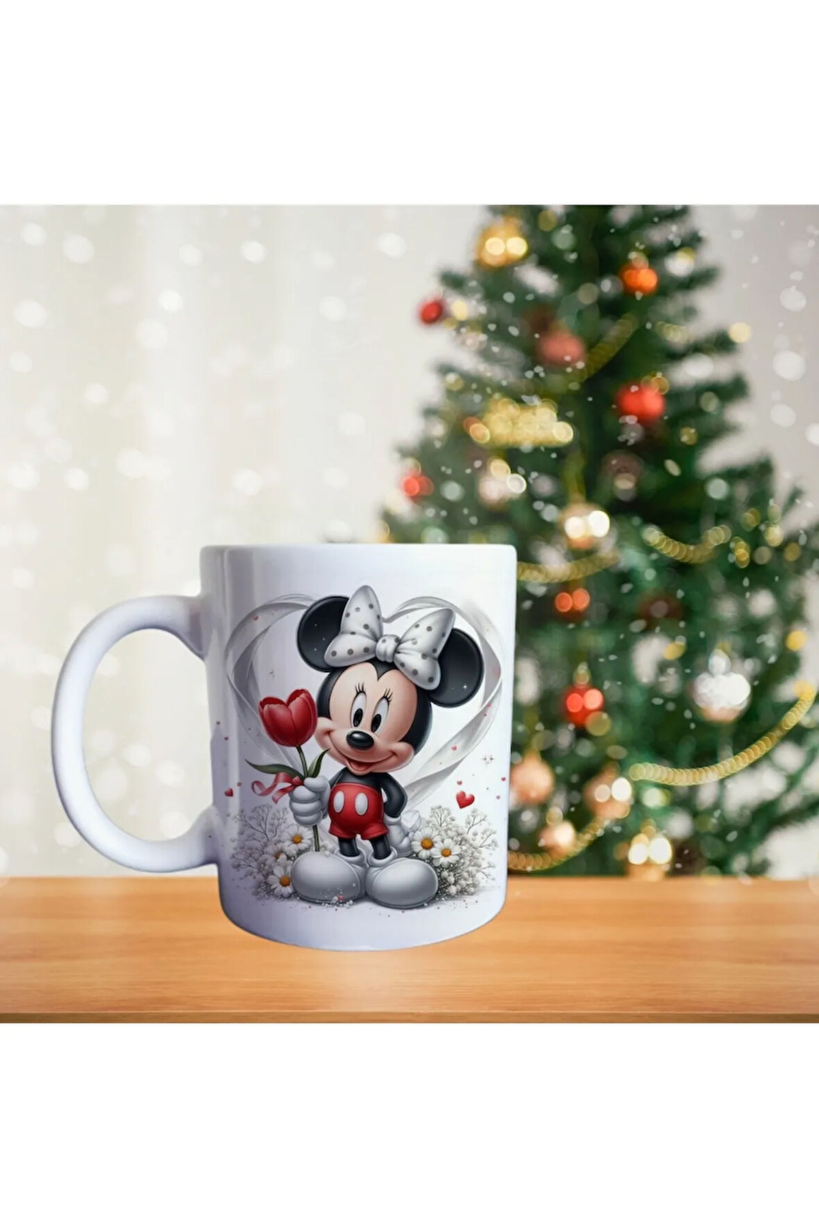 Mickey mouse porselen kupa