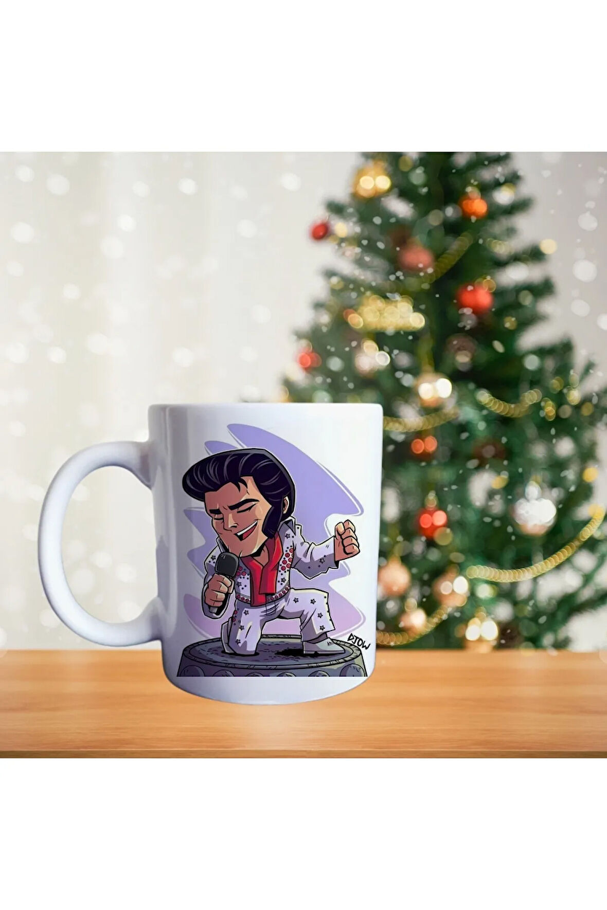 Elvis presley porselen kupa