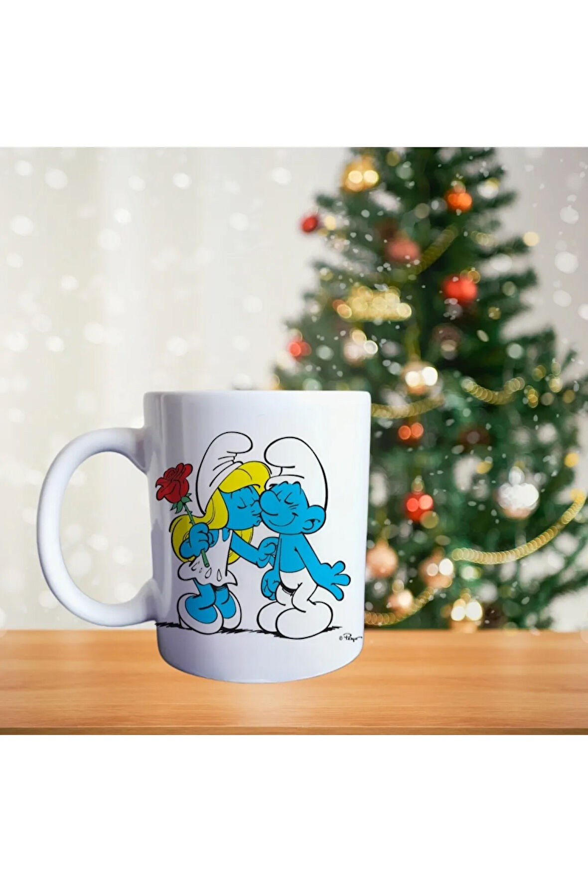 Şirinler - The Smurfs Porselen Kupa