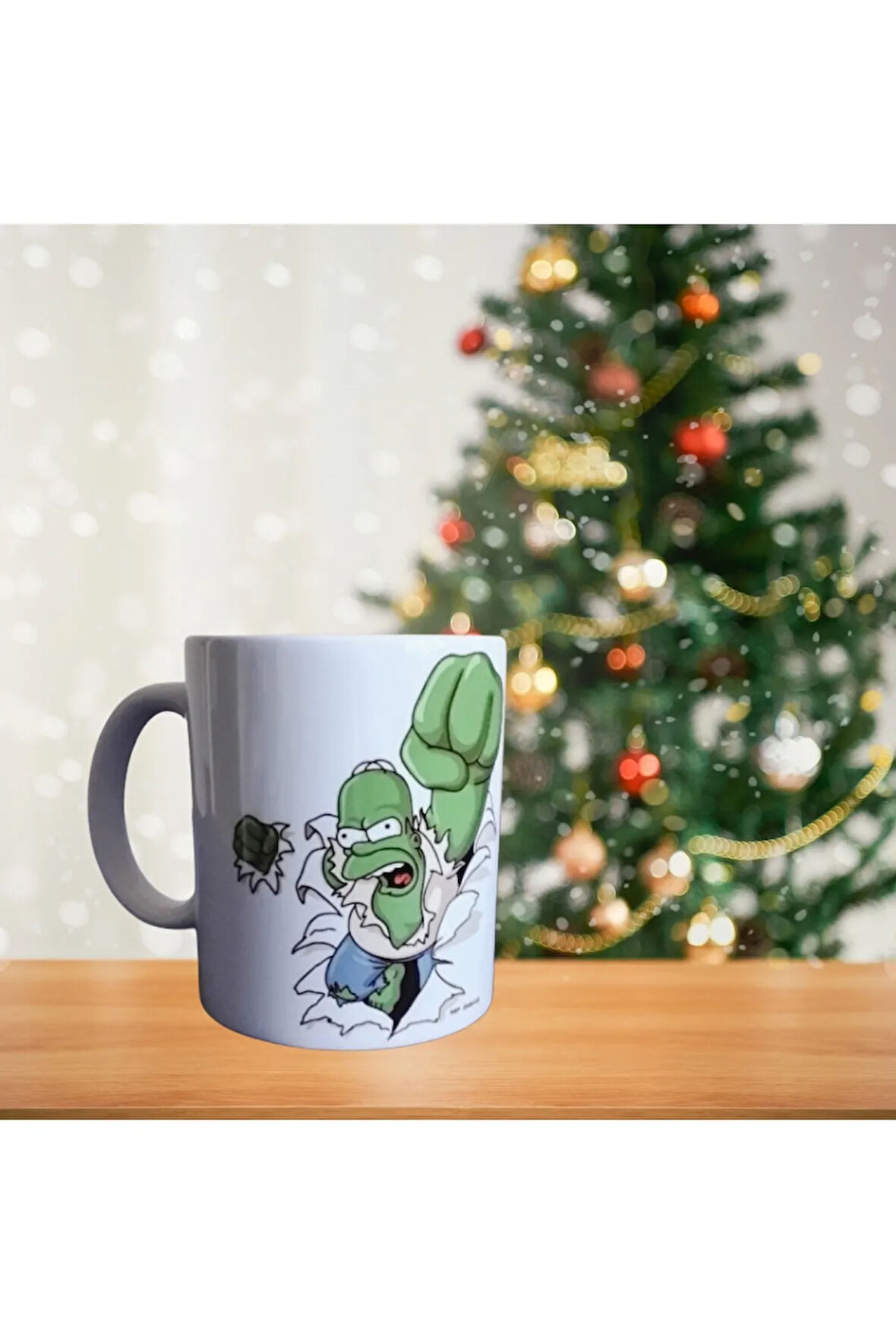 Simpson Hulk Porselen Kupa