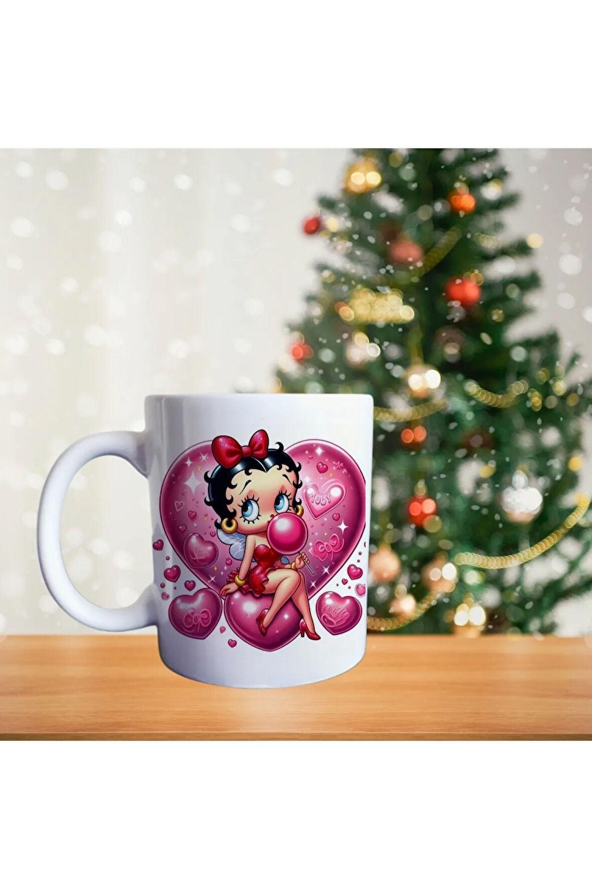 Betty Boop Happy Birthday Porselen Kupa