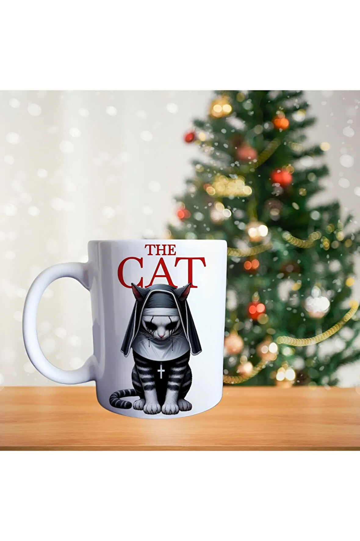 The Cat - kedi Porselen Kupa