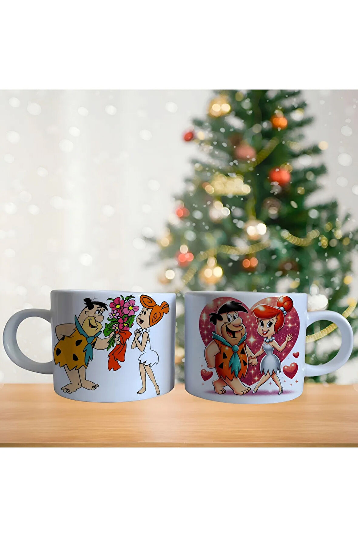 Taş Devri ailesi Porselen Fincan / Kupa -mug